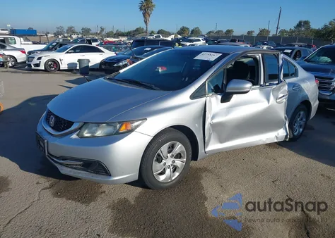2014 Honda Civic Lx из США, поврежденный, VIN 19XFB2F51EE245813